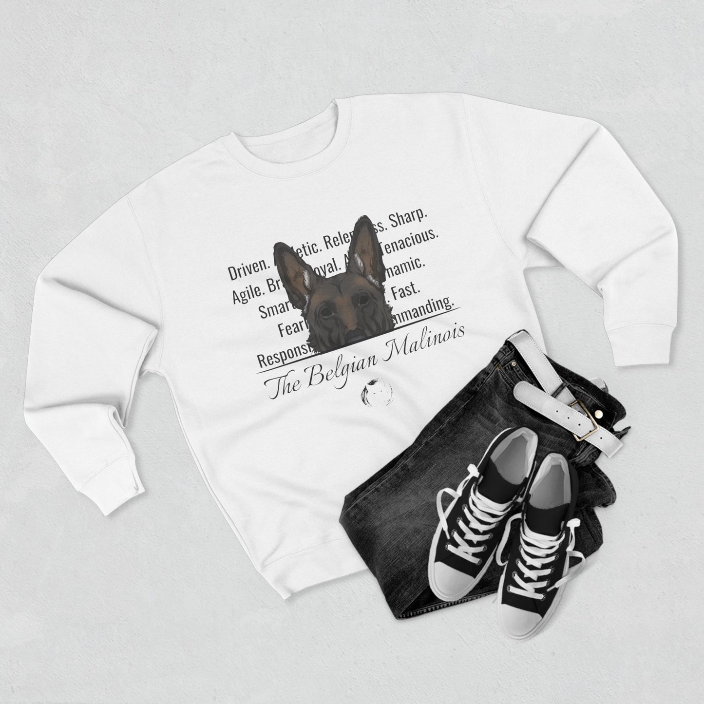 Belgian Malinois (Traits) Sweatshirt