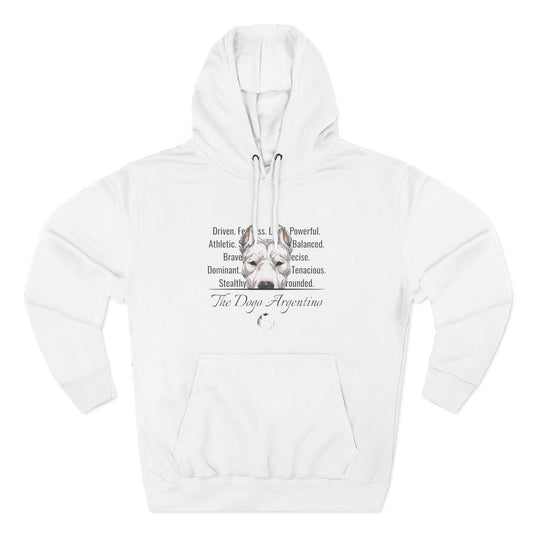 Dogo Argentino (Traits) Hoodie