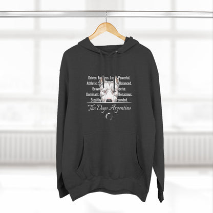 Dogo Argentino (Traits) Hoodie
