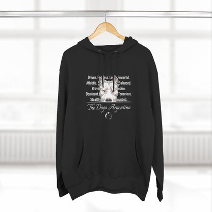 Dogo Argentino (Traits) Hoodie